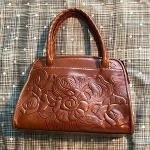 Patricia Nash Tooled Italian Leather bag